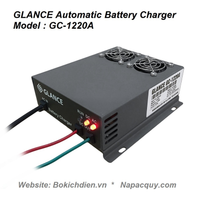 Sạc ắc quy máy phát điện 12v Glance GC-1220A